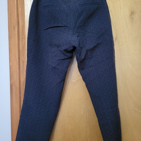 Navy cropped pants, Black prints - Picture 3 of 5